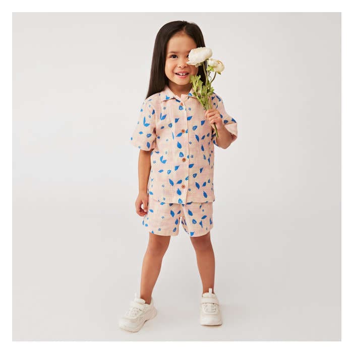 Toddler Girls' 2-Piece Gauze Set
